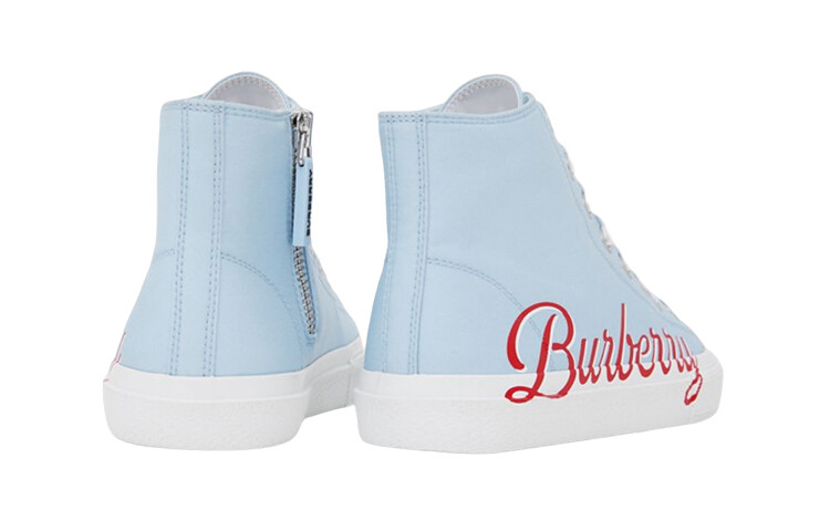 Кроссовки Burberry Kids Skateboarding, синий — фото 4