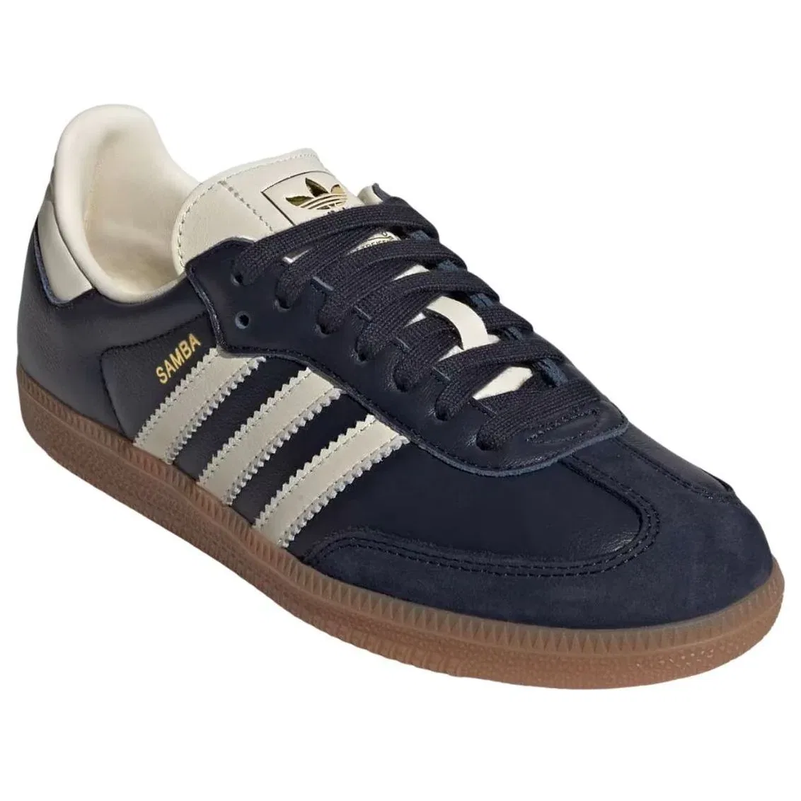 Кроссовки Adidas Samba 'Legend Ink Cream White' KI9412, темно-синий — фото 4