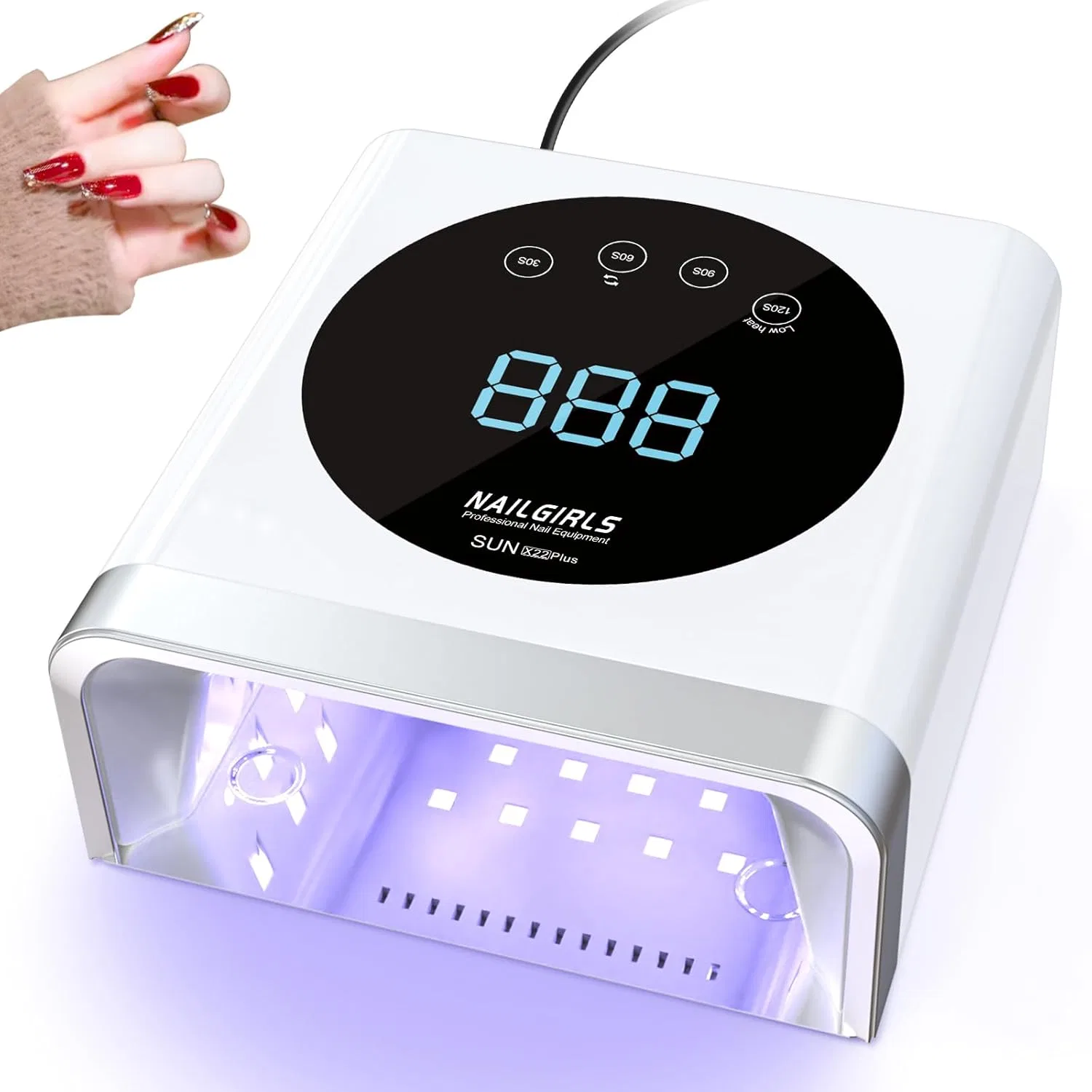 LED/УФ-лампа для ногтей Nailgirls, 150 Вт Nailgirls