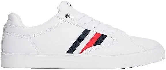 Мужские низкие кроссовки Tommy Hilfiger Icon Court Stripes Fm0fm05628, White