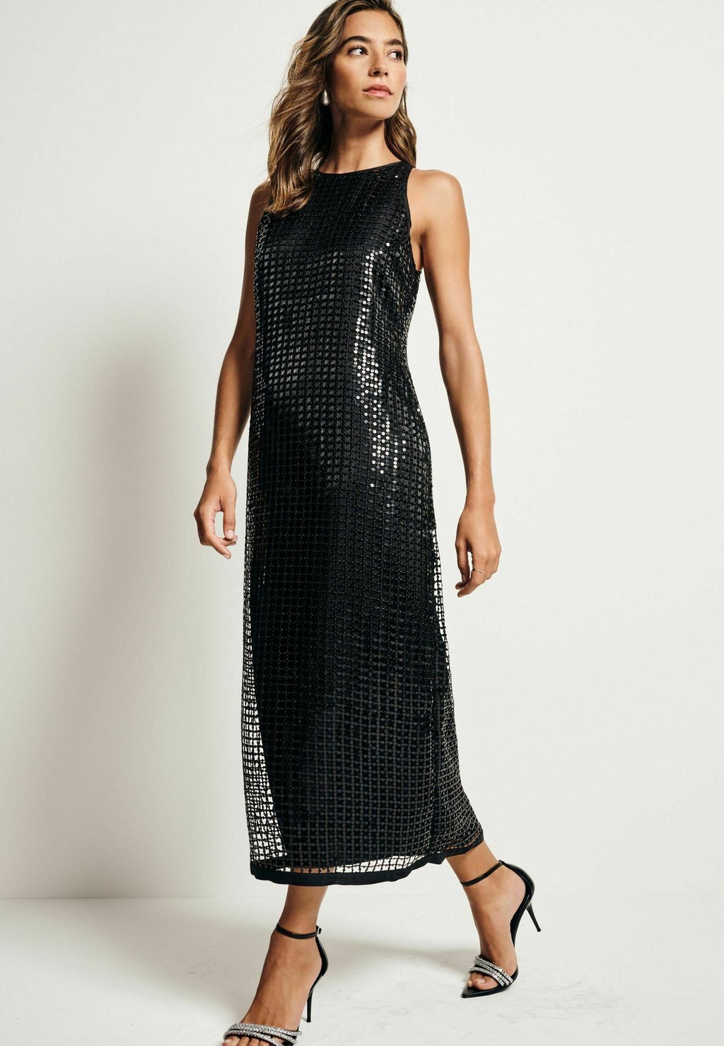 

Коктейльное платье / Вечернее платье TALL SEQUIN RACER MIDI Next, черный