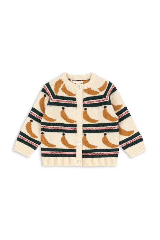 Детский кардиган с добавлением шерсти BILLI KNIT CARDIGAN Konges Sløjd, мультиколор — фото 2