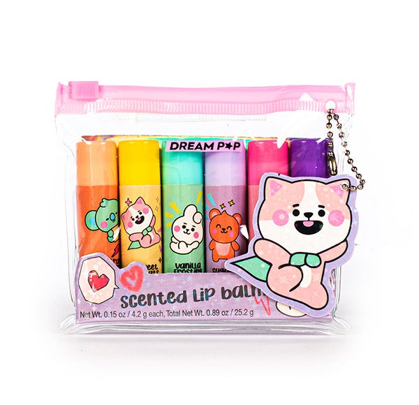 

Ароматизированный бальзам для губ. Набор бальзамов для губ. DREAM POP