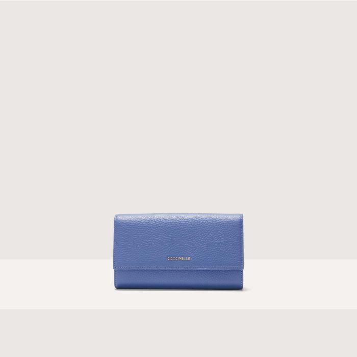 

Кошелек Coccinelle Metallic Soft, цвет Azul