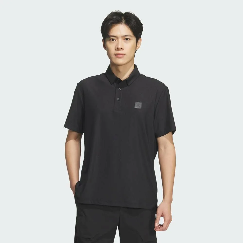 Футболка-поло Range Commuter с коротким рукавом и графическим принтом Adidas, black