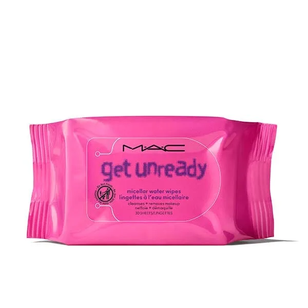 Влажные салфетки для снятия макияжа Get Unready с мицеллярной водой 1 шт. MAC COSMETICS