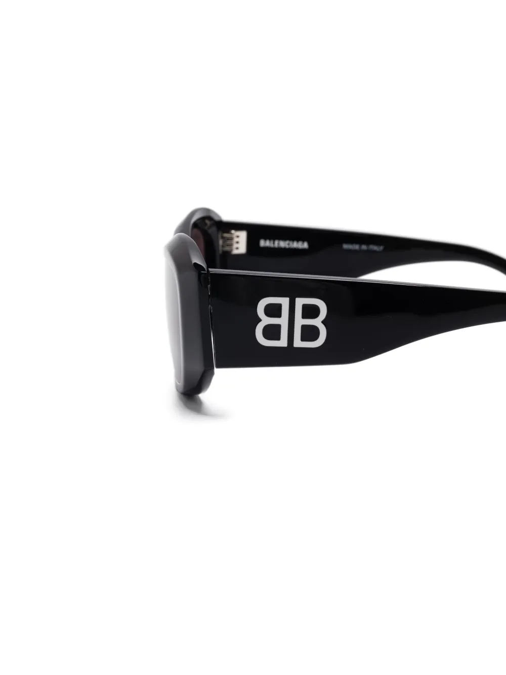 Солнцезащитные очки в квадратной оправе Balenciaga Eyewear, черный — фото 3