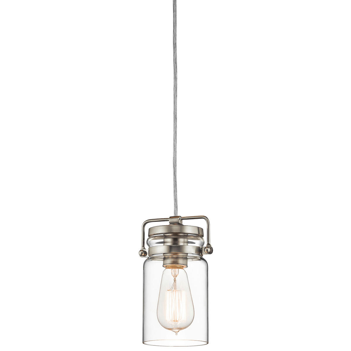 

Подвесной светильник Elstead Lighting, 12x25,6 см, никельной