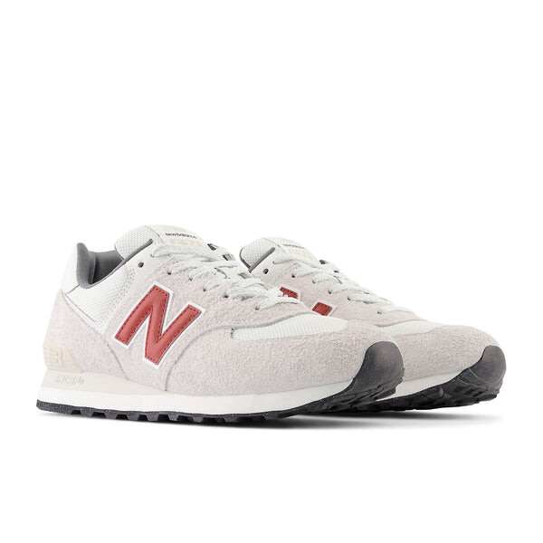 Кроссовки 574 New Balance, белый — фото 3