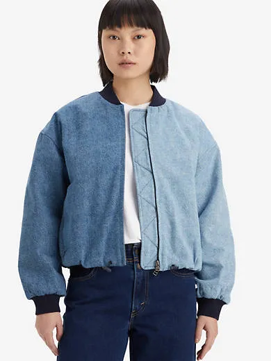 

Детская куртка-дальнобойщик xs Levi's, цвет Just Hit Ctrl To Entr - Medium Wash