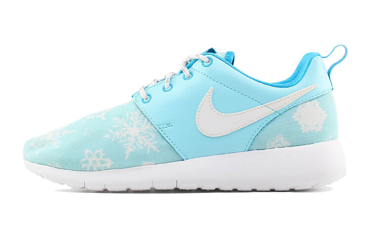 

Кроссовки женские Roshe One Running Shoes Low-top White/Royal Blue/Fern Green Nike