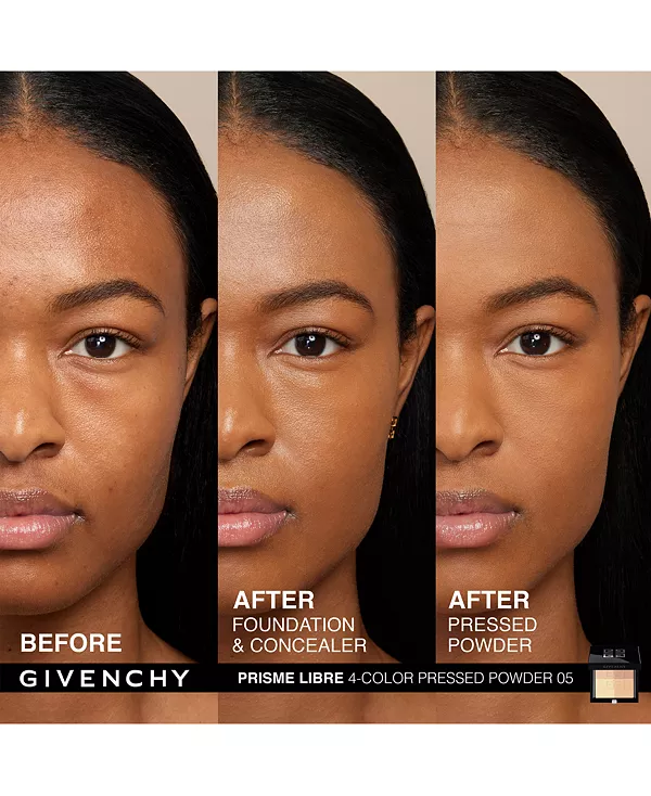 Prisme libre ультра-размывающая и корректирующая цвет компактная пудра Givenchy, 05- popeline mimosa (for medium to deep complexions) — фото 4
