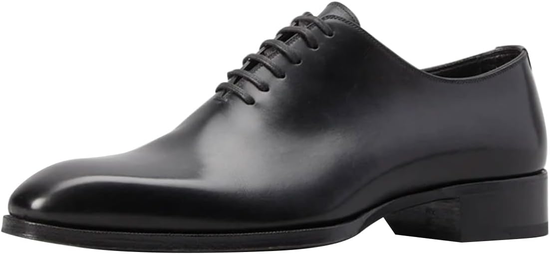 

Мужские классические туфли FSJ с квадратным носком, современный стиль, шнуровка, оксфорды, ручная работа, подкладка из кожи, перфорированные, формальные, размеры 4-16 США, черный