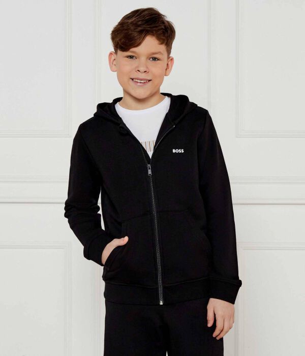 

Свитер Regular fit Boss Kidswear, черный