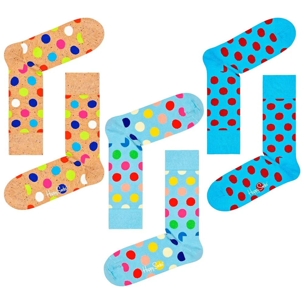 

Носки Happy Bid Dot 3 pairs, коричневый/синий