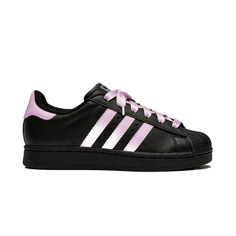 Кроссовки детские для скейтбординга Adidas Originals Superstar 2 черные — фото 3