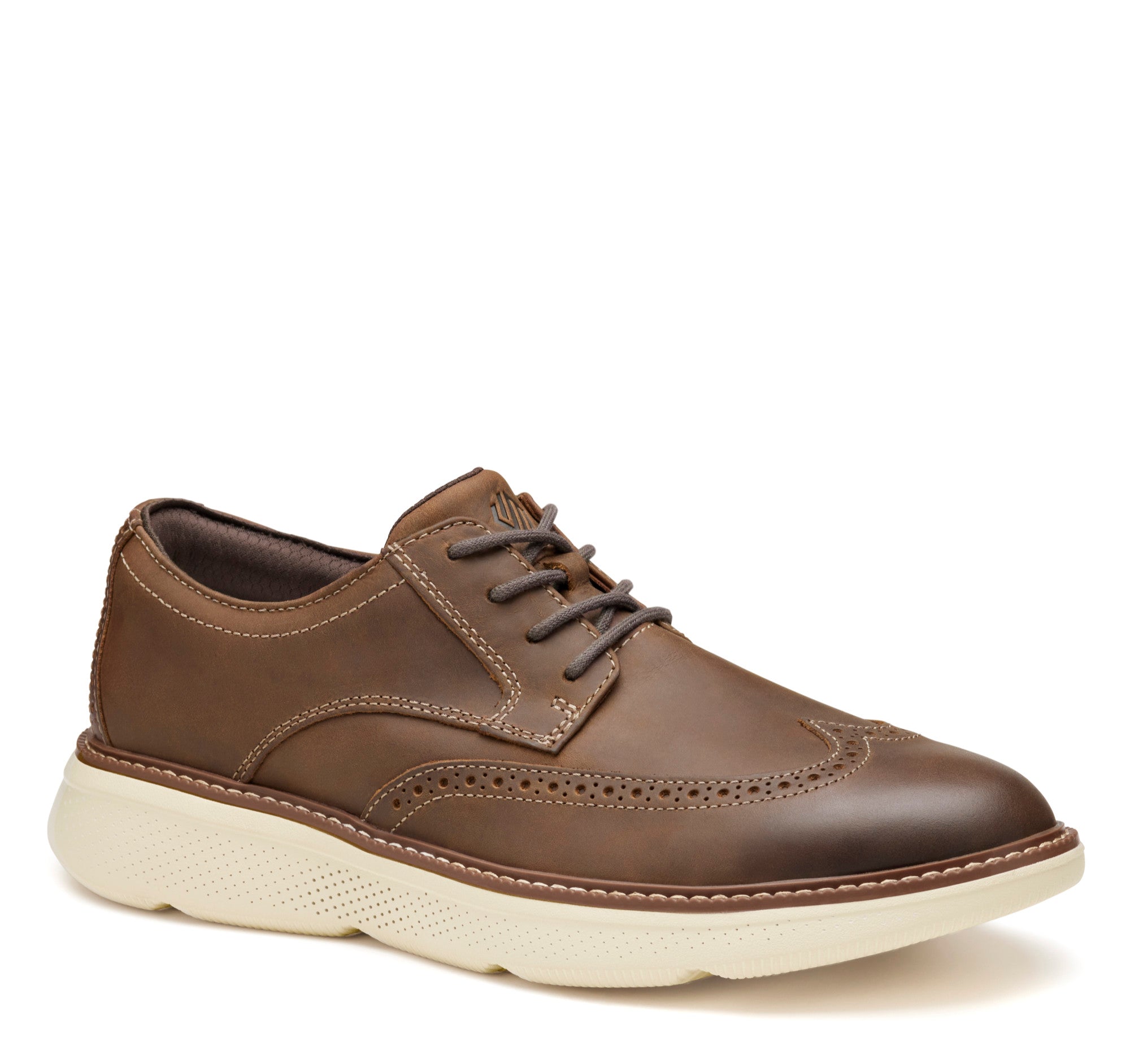 

Johnston & Murphy Мужские оксфорды Colson Wingtip на шнуровке повседневные, коричневый