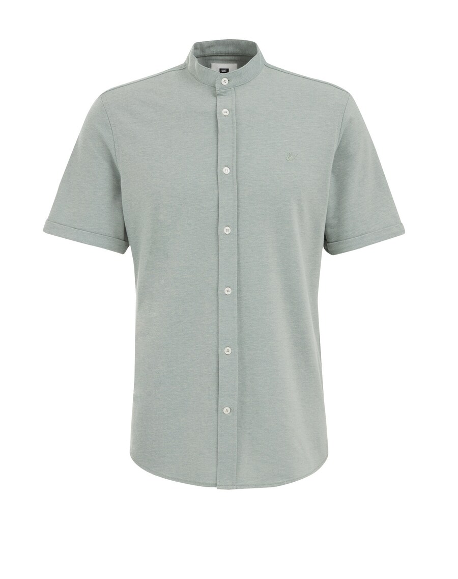 

Рубашка Slim Fit на пуговицах WE Fashion, мятный