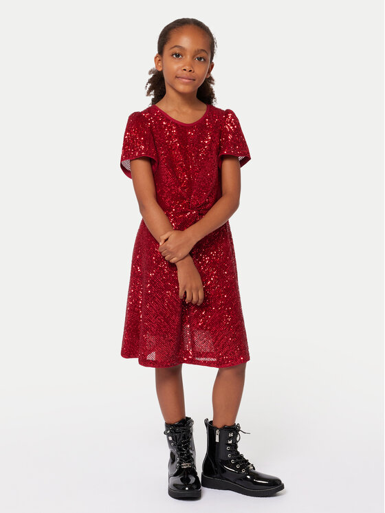 

Элегантное платье обычного кроя R30168 D Michael Kors Kids, красный