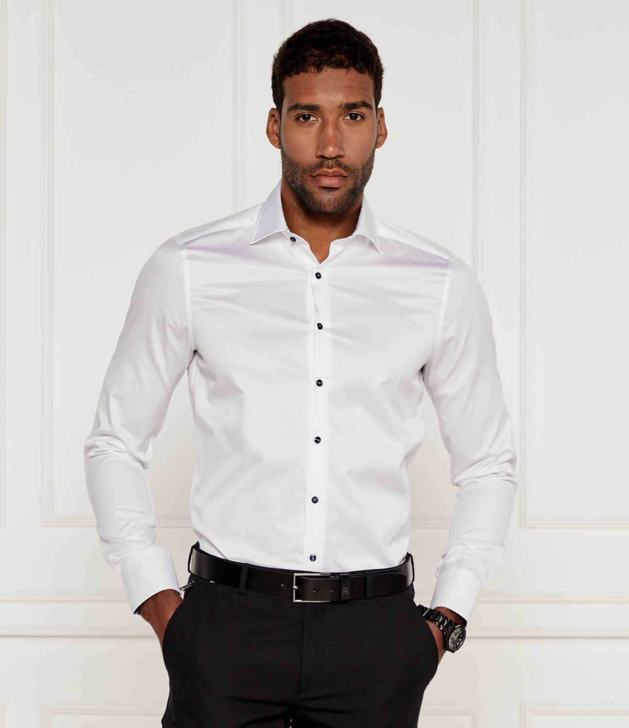 

Рубашка Stenströms Slim Fit, белый