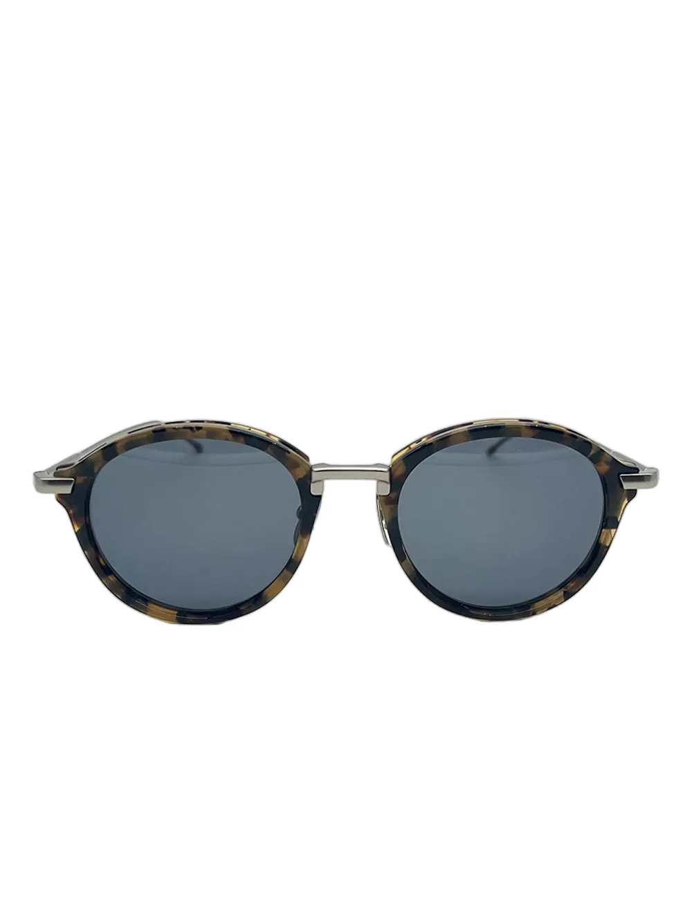 

Солнцезащитные очки в круглой оправе Thom Browne Eyewear, коричневый