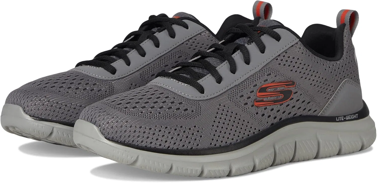 Мужские кроссовки Skechers TrackShoes, Charcoal Orange