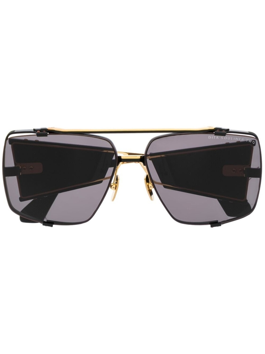 

Dita Eyewear массивные солнцезащитные очки Souliner Two, черный