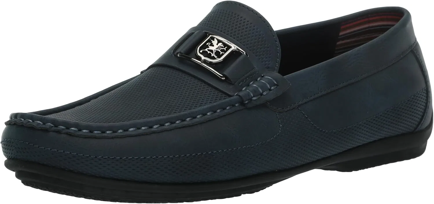 Мужские слипоны Stacy Adams Corvell Driver Loafer в стиле «водительские лоферы», Navy