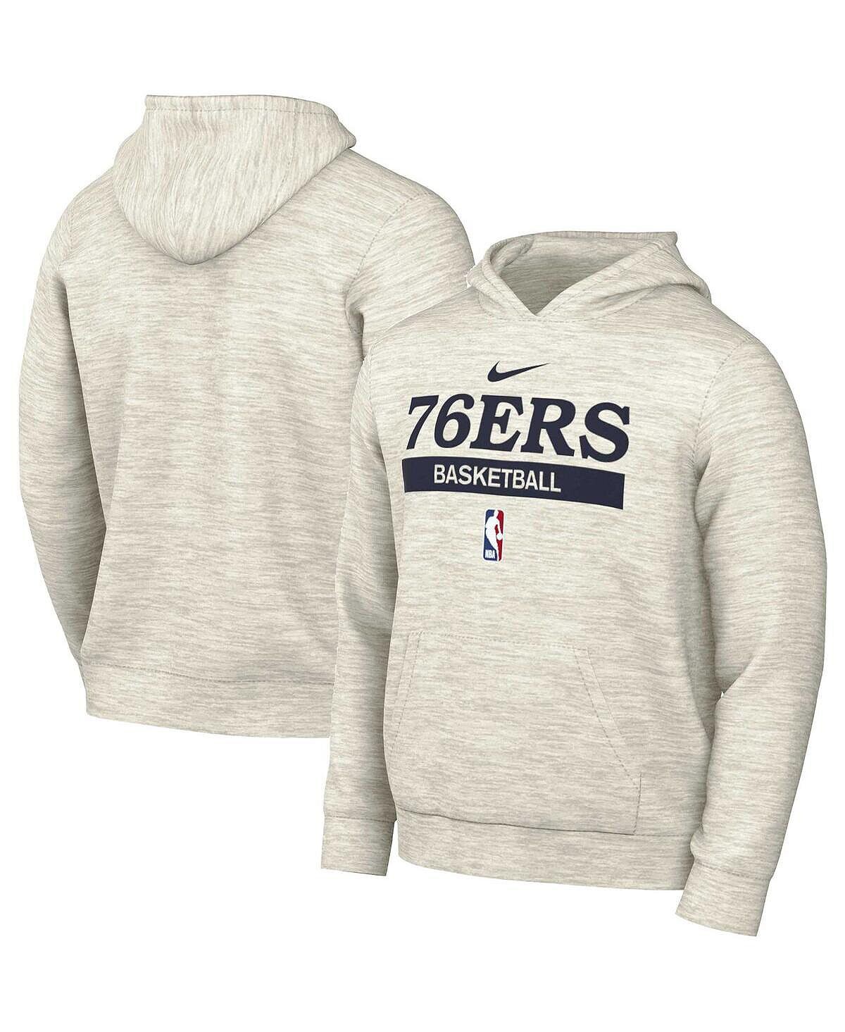 

Мужская толстовка с капюшоном для тренировок на корте Ash Philadelphia 76ers 2022/23 Spotlight Nike