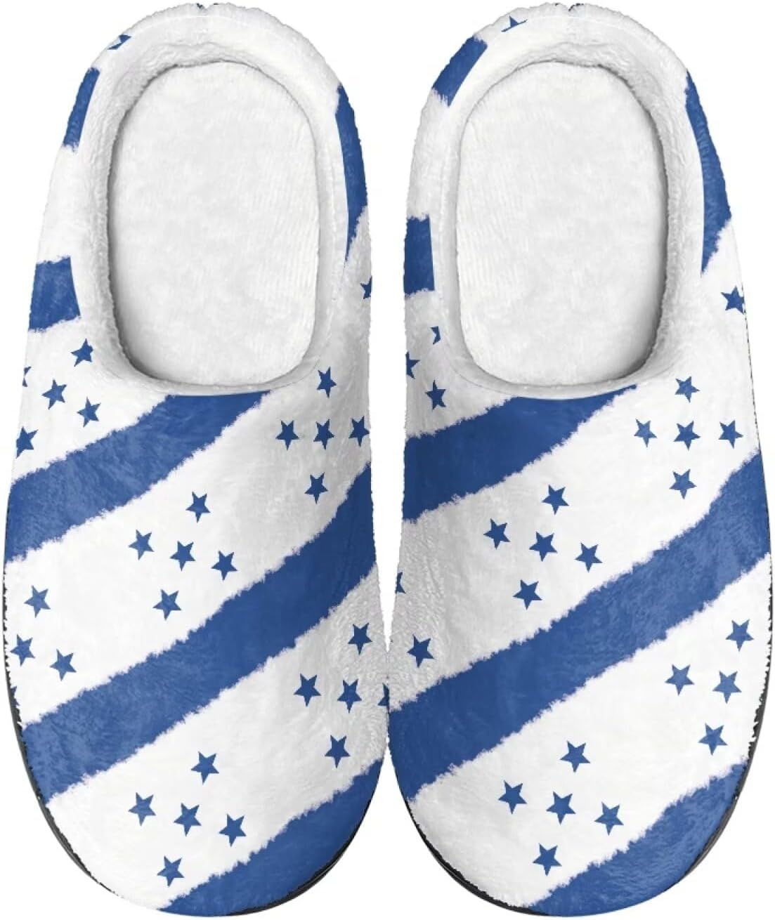 

Унисекс домашние тапочки Howilath с принтом флага страны, из фланели, с мягкой пушистой подкладкой, теплые хлопковые тапочки, Honduras Flag