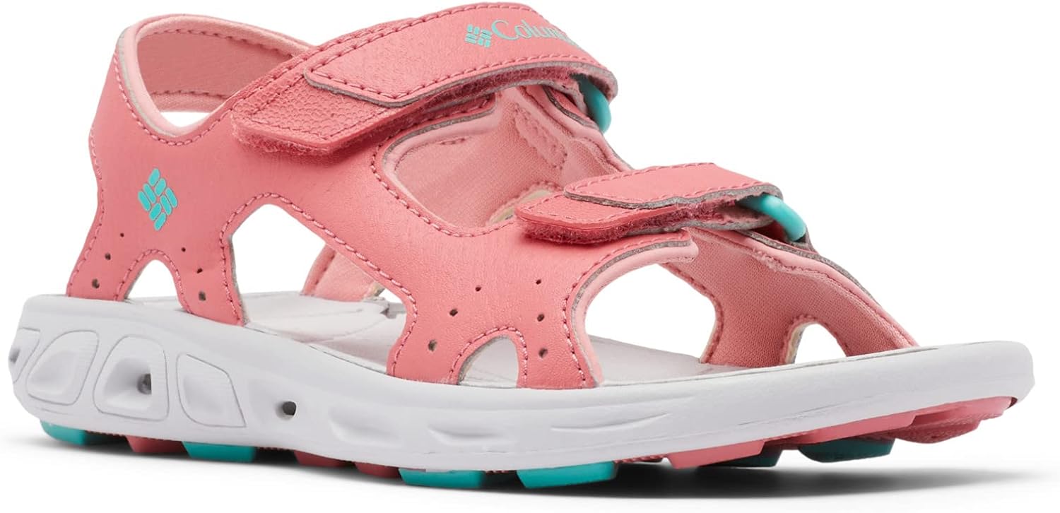 

Сандалии Columbia Techsun Vent для детей и унисекс, Big Kid (8-12 Years) Wild Salmon/Dolphin