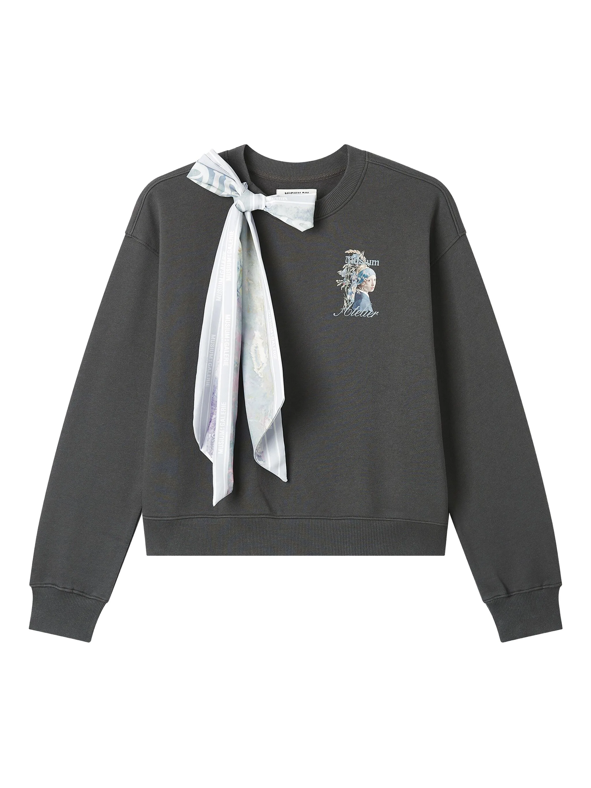 

Толстовка с платком Musium Div., черный