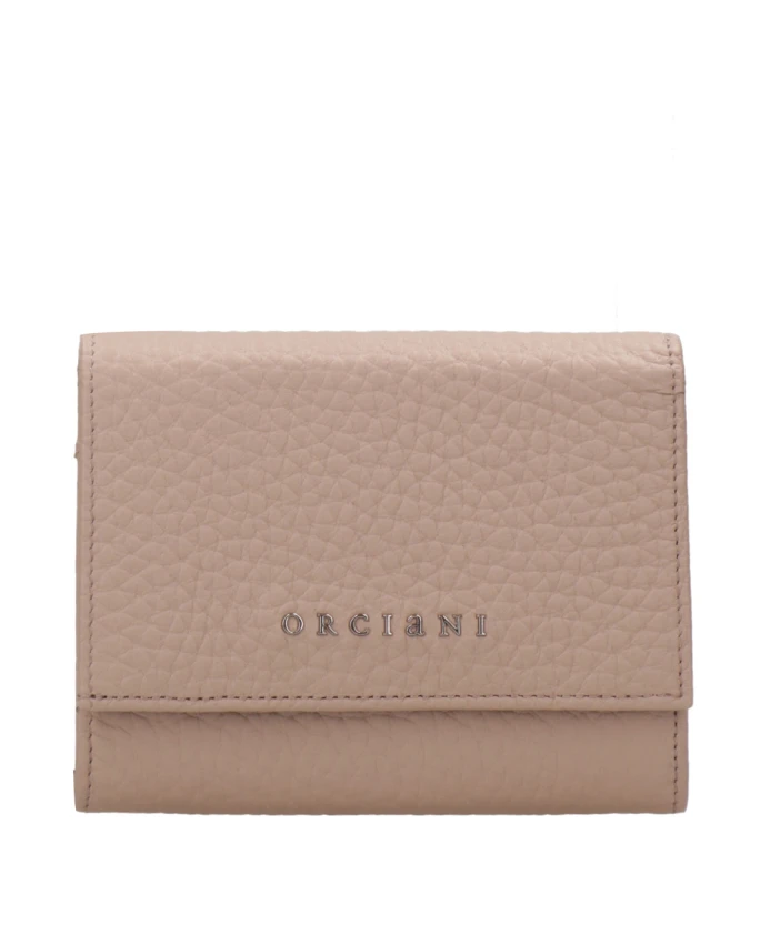 

Кошелек Конверт из зерненой кожи с RFID Orciani, розовый