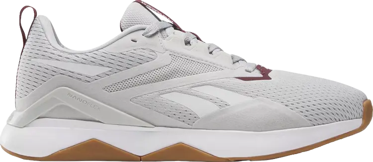 

Кроссовки Nanoflex TR 2.0 'Steely Fog Classic Maroon Gum', серый