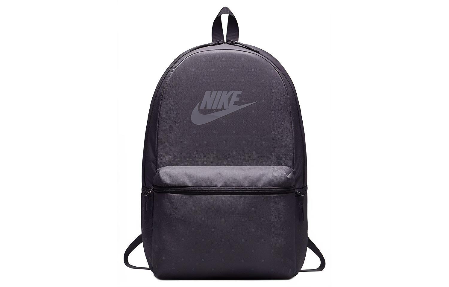 

Nike Полиэстеровый рюкзак обычный унисекс серый