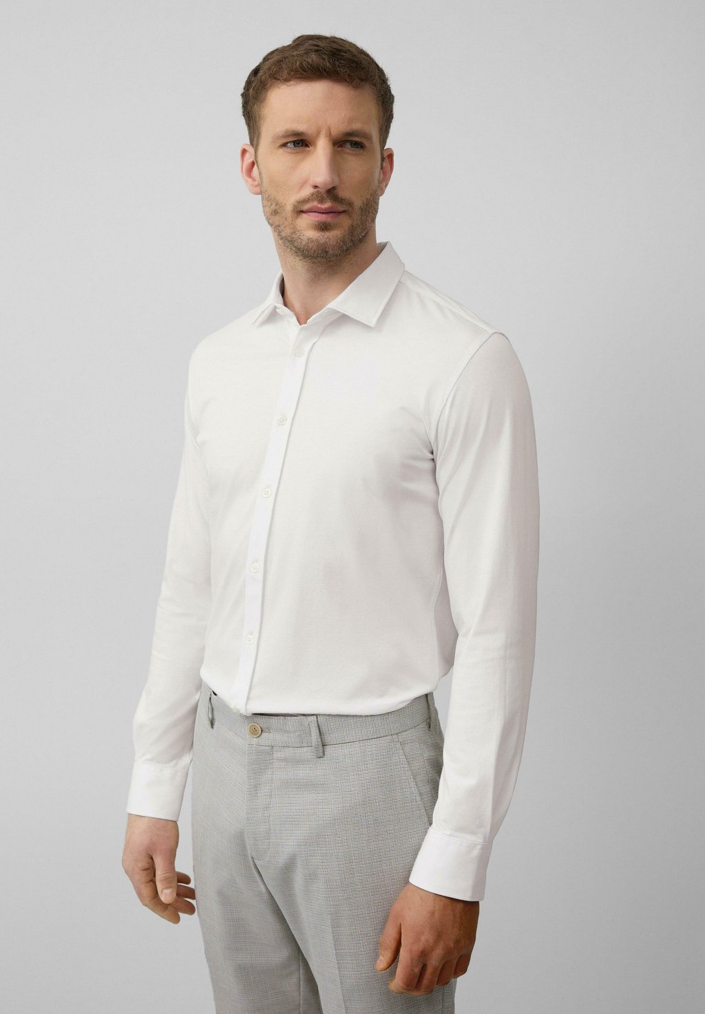 

Классическая рубашка TAILORED FIT ELASTISCHES s.Oliver BLACK LABEL, белый