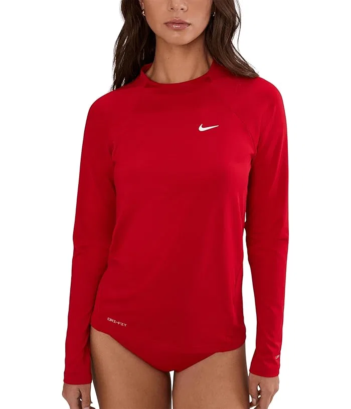 Футболка Nike Dri-FIT UV Long Sleeve Hydroguard, Gym Red