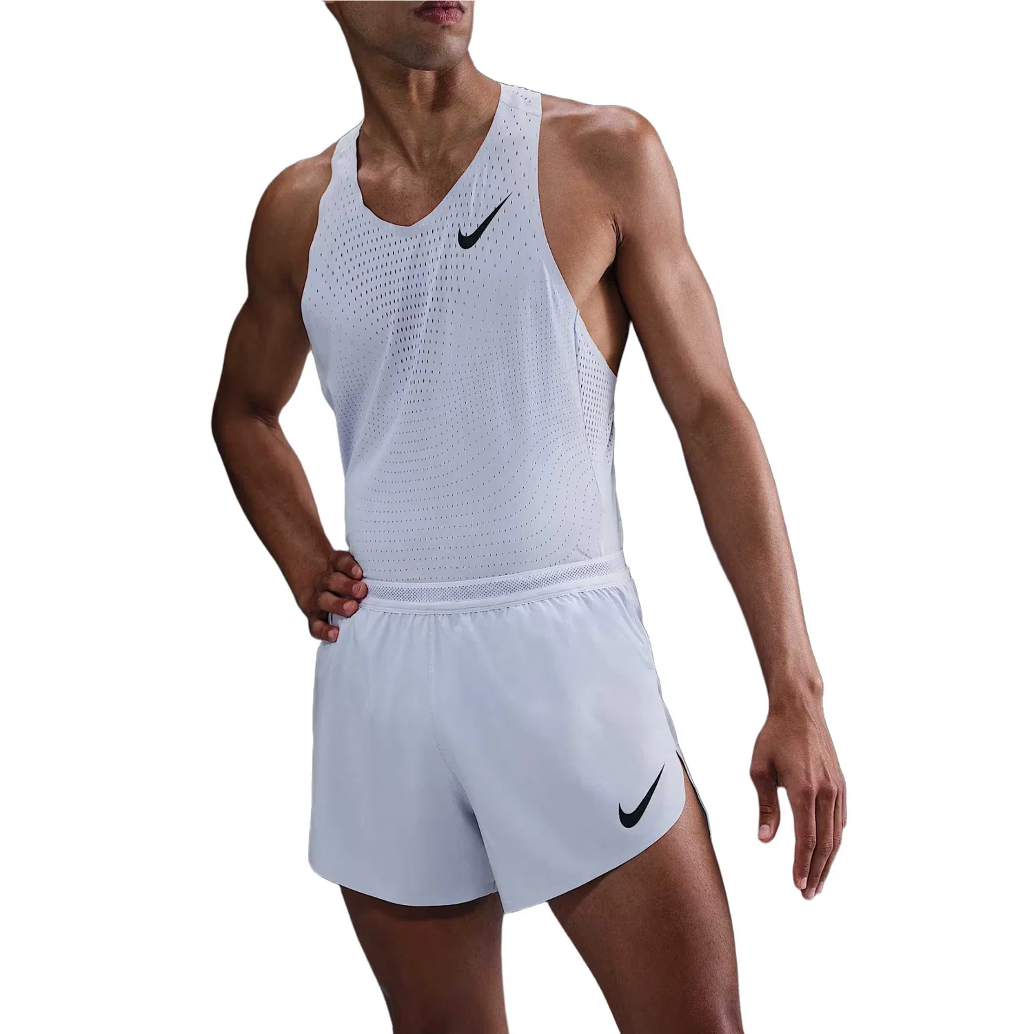 Спортивные шорты Dri FIT ADV мужские White/Black Nike