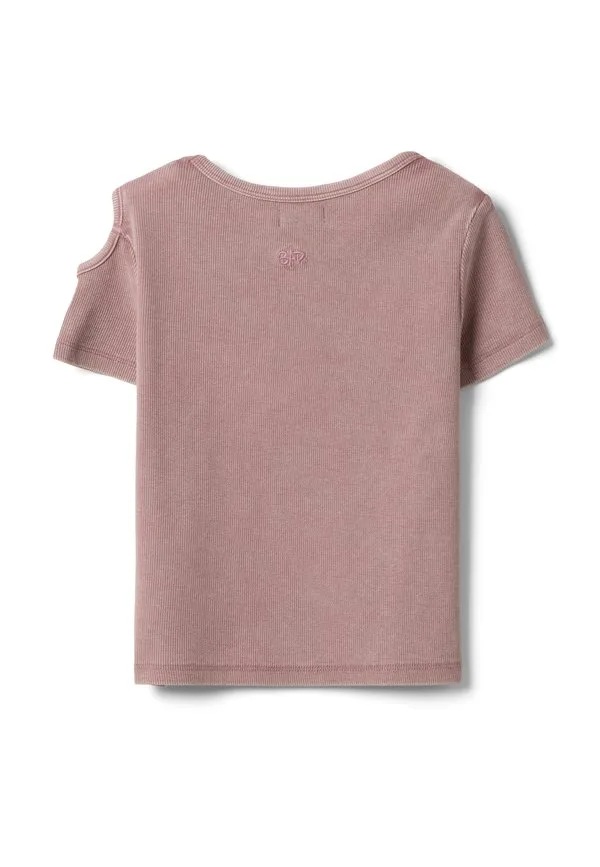 Базовая футболка с коротким рукавом из эластичной ткани Ovs, Pink — фото 2