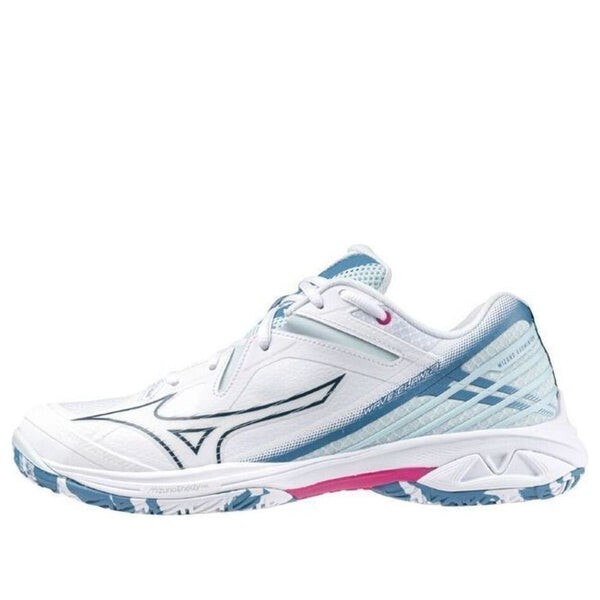 

Кроссовки wave claw 3 wide 'white sailor blue' Mizuno, белый