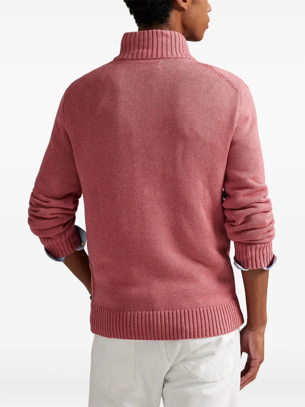 Свитер с длинными рукавами Polo Ralph Lauren, розовый — фото 4