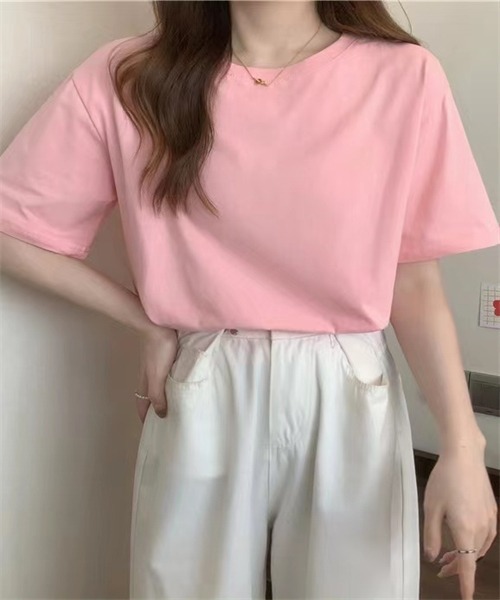 

Женская футболка с коротким рукавом, розовая Dream garden