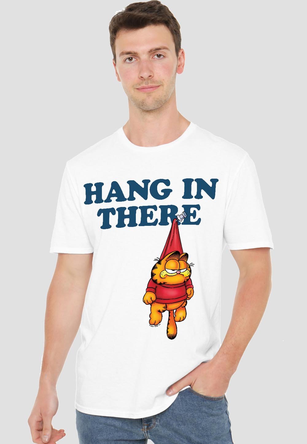 

Футболка с принтом GARFIELD HANG IN THERE Cotton Soul, белый