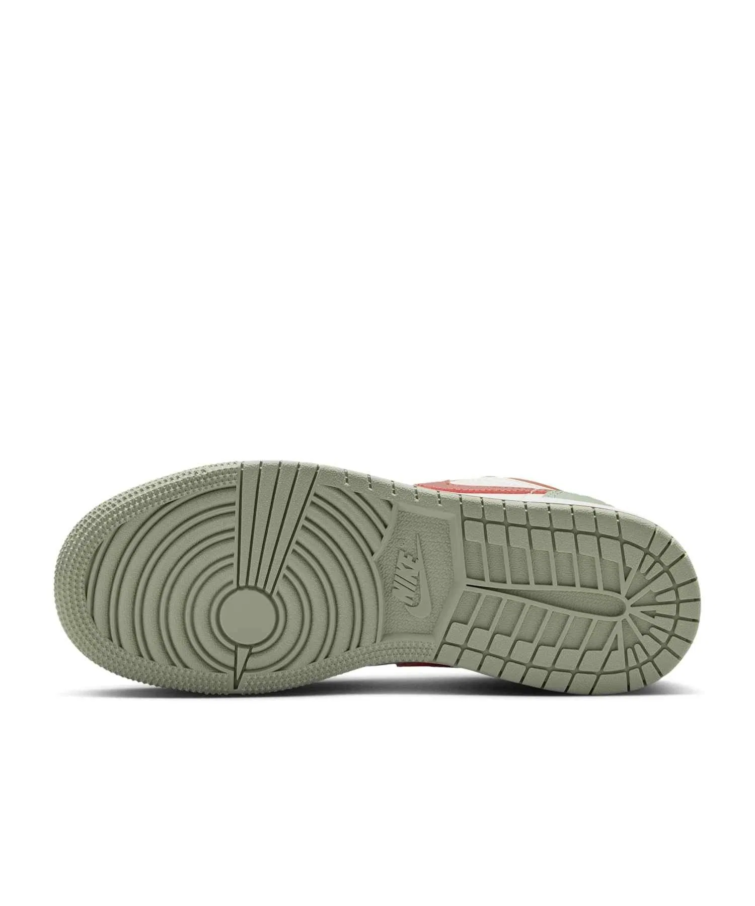 Детские кроссовки Air Jordan 1 Low из кожи JORDAN BRAND бежевые — фото 2
