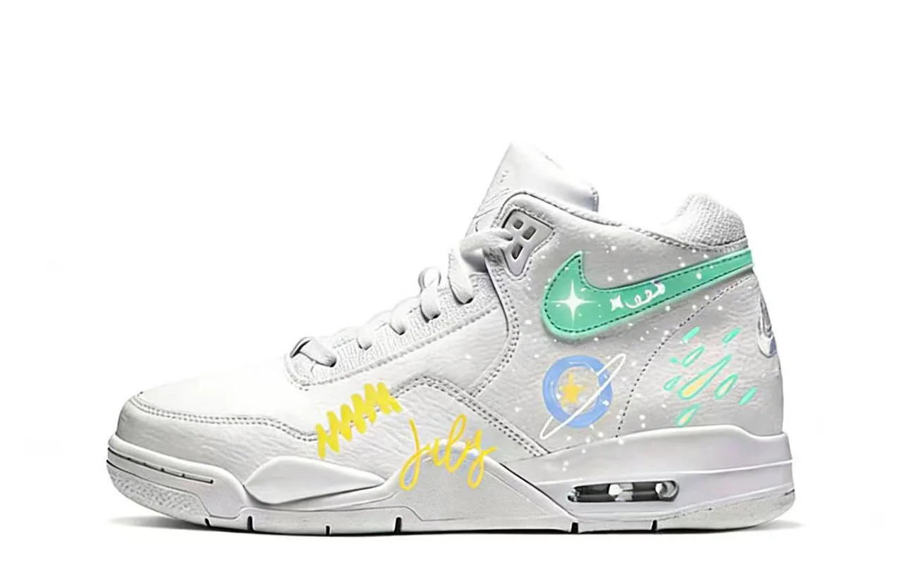 Nike Flight Legacy Mint Stardust Synthetic Leather