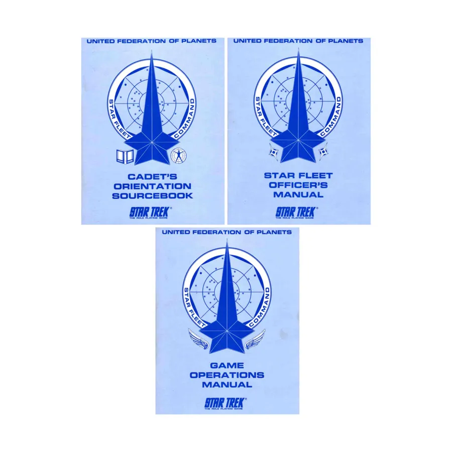

Star Trek the RPG (Basic, 2nd Edition) - Books Only!, Star Trek - Core Rulebooks & Box Sets (FASA), мягкая обложка