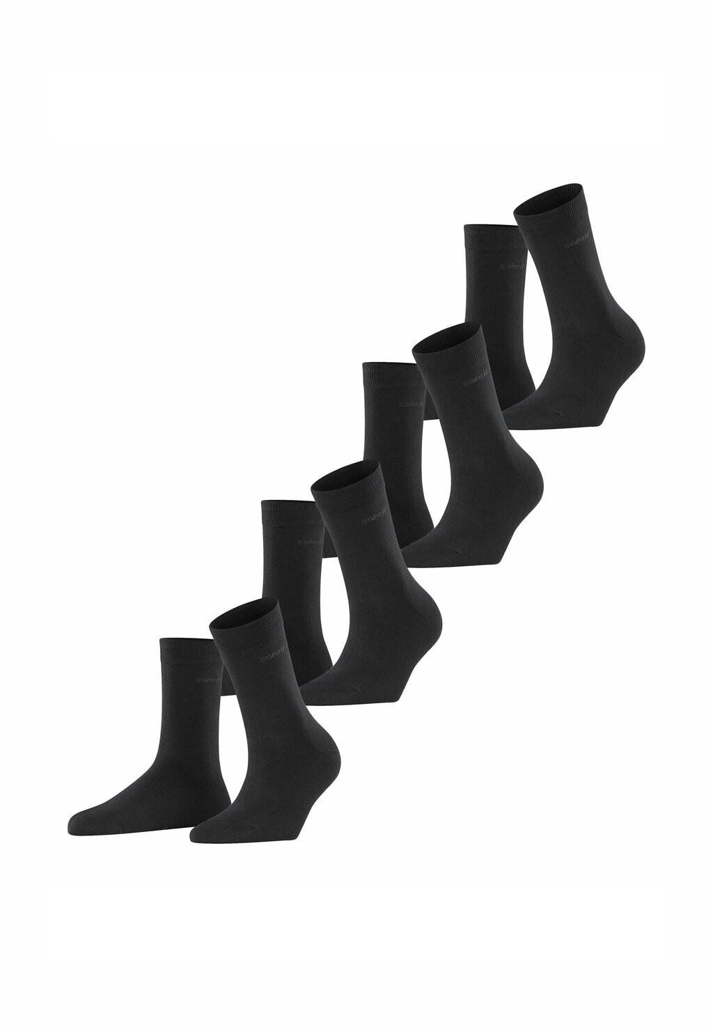 

Носки SOLID 4-PACK Esprit, черный