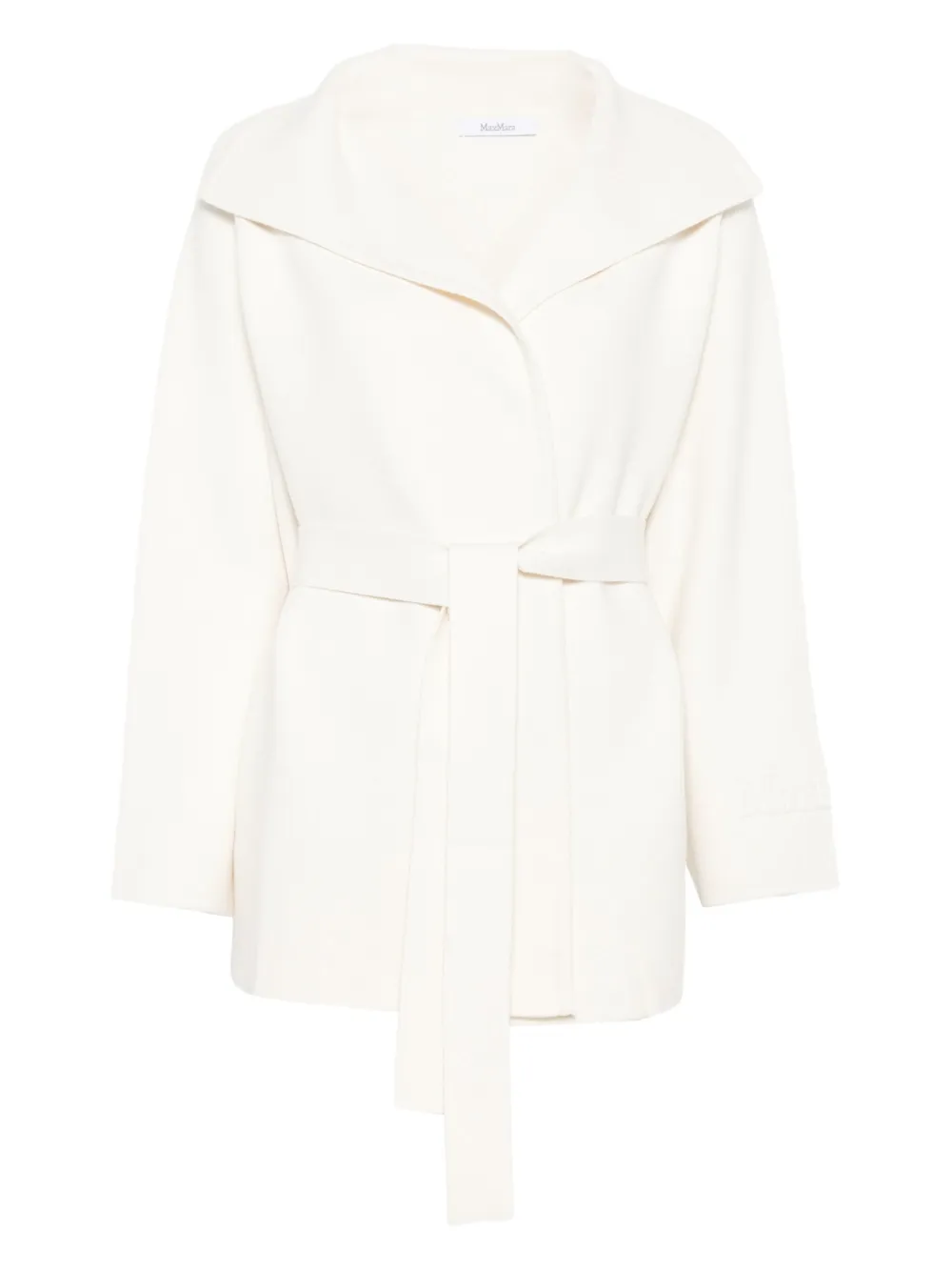 

Куртка из смесовой шерсти с капюшоном MAX MARA, нейтральный