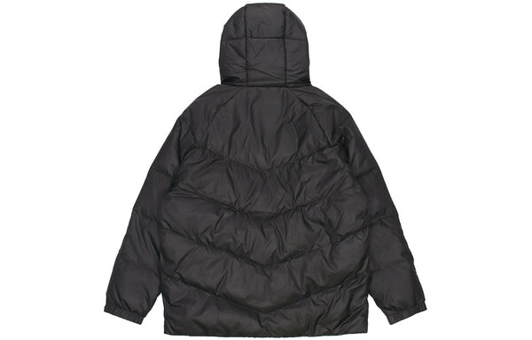 Пуховик adidas Cb Down Jkt Casual Stay Warm Sports hooded down Jacket Black, черный — фото 2