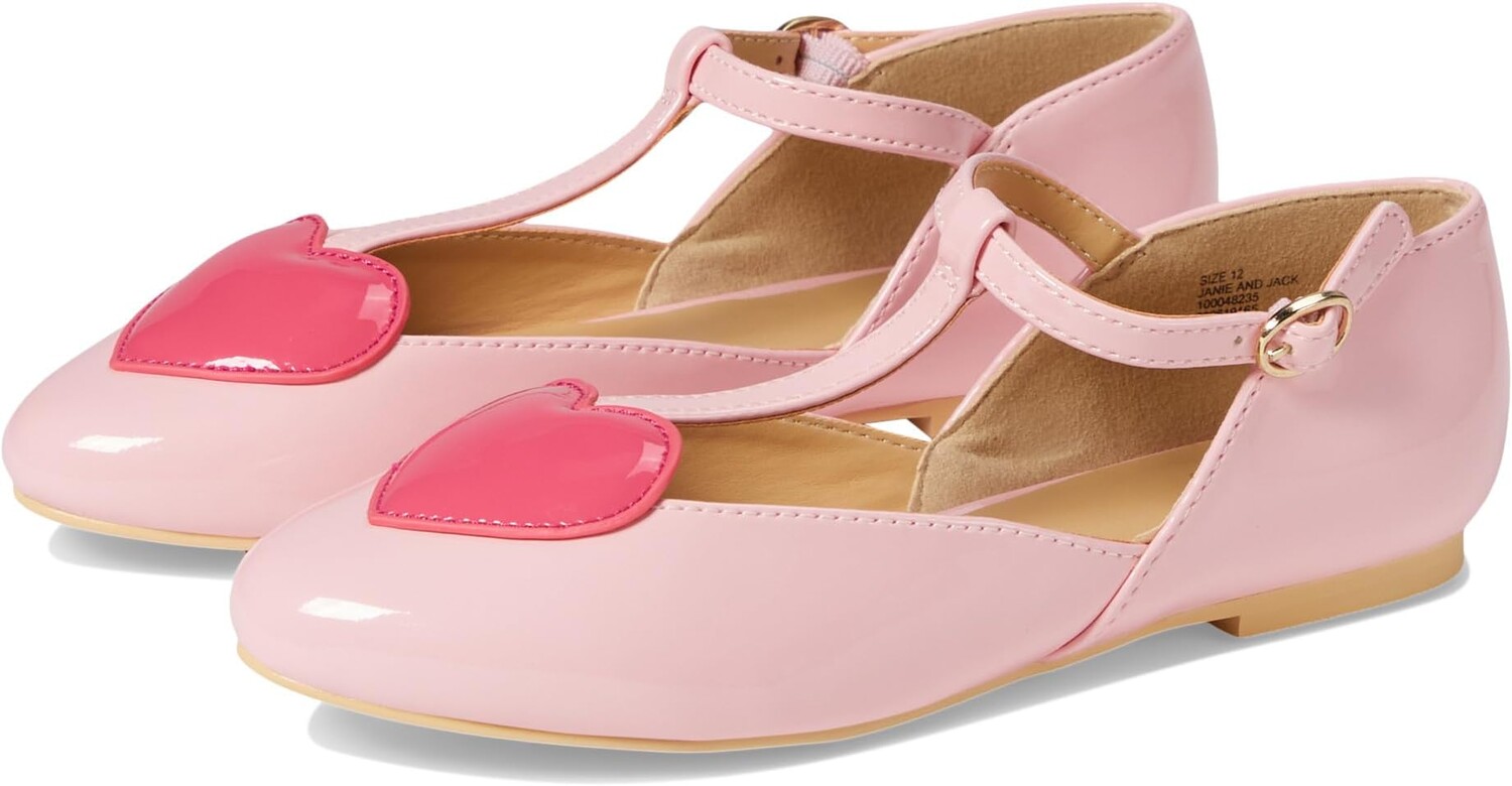 

Кроссовки Janie and Jack Heart Flats, цвет Multicolor